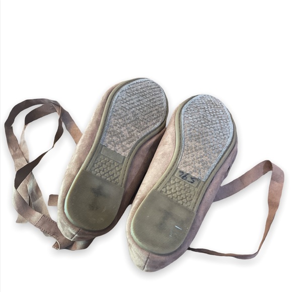 Madden Girl Faux Suede Tie Up Ballet Flats - Picture 2 of 5
